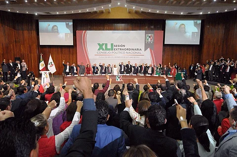 Ochoa Reza hizo un llamado a la unidad de la militancia (Foto cortesía)