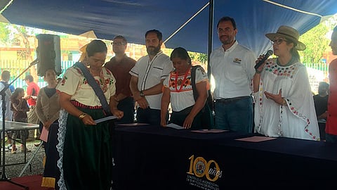 Papákata fue elegido como el Platillo de Centenario de la Universidad Michoacana de San Nicolás de Hidalgo, como parte del Encuentro de Cocineras Tradicionales (Foto: Cortesía)