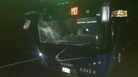 El percance sucedió la madrugada de este domingo (Foto: RED 113)