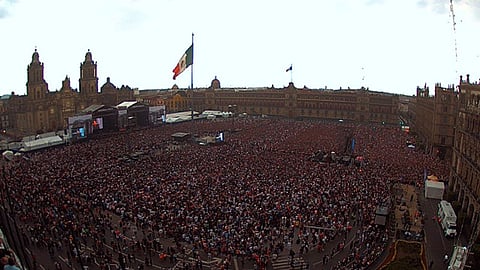 El evento durará desde las 5 de la tarde hasta llegar a medianoche (Foto: @webcamsdemexico)