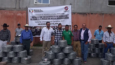 Impulsan Sedrua y ayuntamiento 42 proyectos agropecuarios en Pátzcuaro