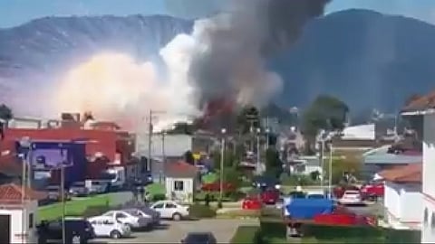 El incidente ocurrió en el interior de una vivienda (Foto: captura de video)