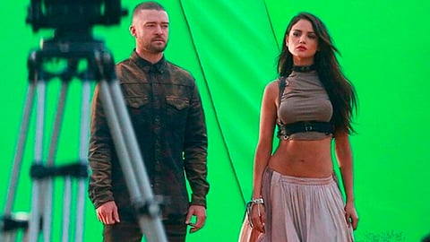 Eiza Gonzalez y Justin Timberlake preparan un videoclip musical (Foto:@NNicoleBrizz)