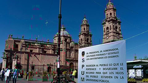 "El verdadero cáncer del nicolaicismo está encarnado por el rector" (Foto: ACG)