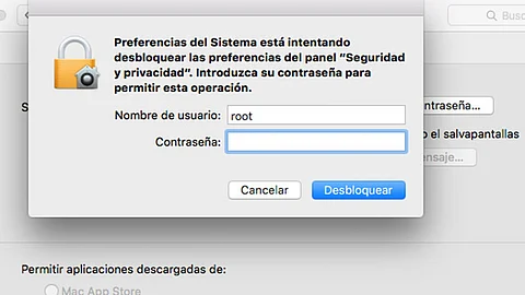Con solo ingresar Root en el campo de usuario se podrá entrar como administrador (Captura: MiMorelia.com)