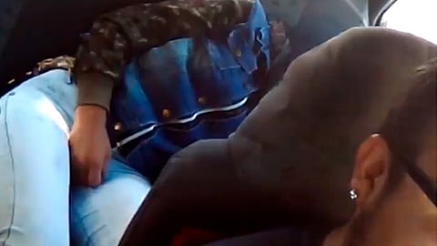 Los hechos se habrían grabado en Puebla (Fotograma Twitter: Taxista Puebla)