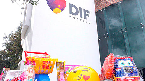 Los juguetes se donarán el 6 de enero a niños morelianos (Foto: Cortesía)
