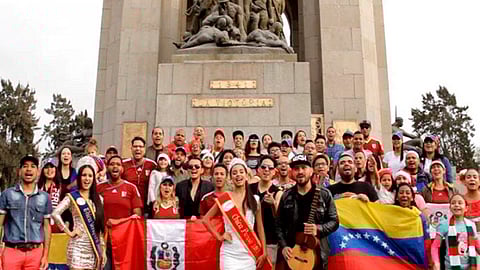 Publicado el 8 de diciembre con este mensaje: “¡Feliz Navidad Perú!” (Foto: video captura)