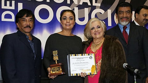 Asiste Julieta López, titular de la CGCS, a la entrega del Premio Nacional de Locución 2017 (Foto: Cortesía)