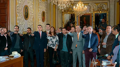 Toman protesta consejeros ciudadanos del IMPLAN (Foto: Cortesía)