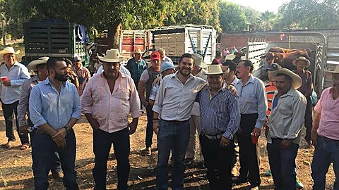 Esta donación es importante para mejorar el rendimiento y producción de los ganaderos en Tuzantla (Foto: Cortesía)