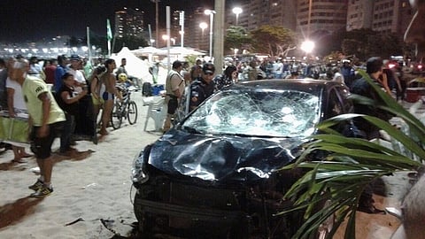 Entre las víctimas estaría un bebé, según informaron los bomberos de Río (Foto: @AndreaUser)