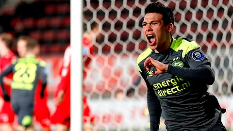 Chucky Lozano anota su primer gol del 2018 en triunfo del PSV