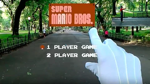 Realidad aumentada te permite convertirte en Mario Bros