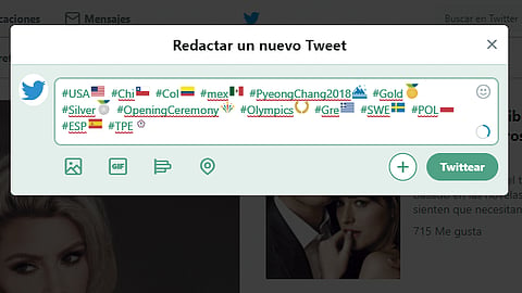 Twitter lanza emojis y hashtags para Juegos Olímpicos de Invierno