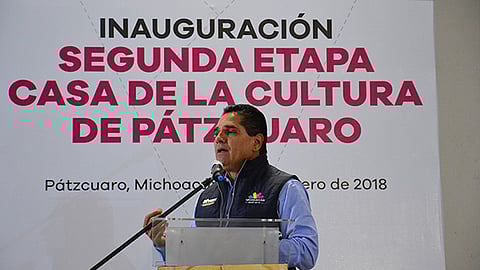 Aureoles Conejo pidió al presidente municipal del Pueblo Mágico mantener con “vida” la Casa de la Cultura de este municipio (Foto: Cortesía)