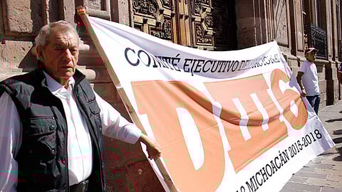 El dirigente de la D-III-6 del SNTE señaló que AMLO es el único de los aspirantes al gobierno federal que hasta el momento ha convocado a reunirse con el magisterio nacional y presentar una propuesta de trabajo (Foto: ACG)