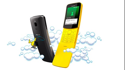 Este Nokia banana saldrá a la venta este próximo mes de mayo (Foto: captura de video)