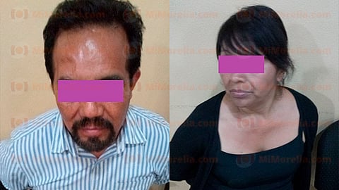Detienen en flagrancia a pareja por robo a casa habitación en Morelia