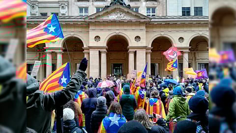 Manifestantes marchan en Berlín para exigir liberación de Puigdemont