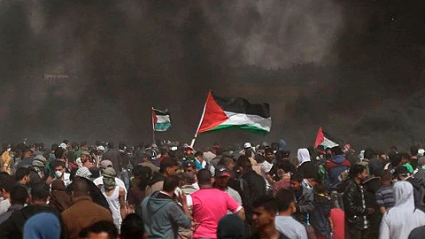 Hamás mantendrá las protestas hasta el 15 de mayo (Foto: @palestinalibre)
