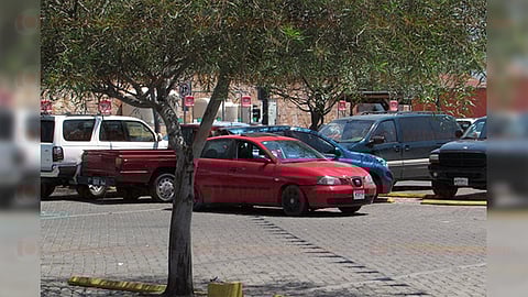 Las víctimas quedaron a bordo de un coche de la marca Seat, de color rojo, con placas de circulación del estado de Jalisco JMG-6794 (Foto: RED 113)