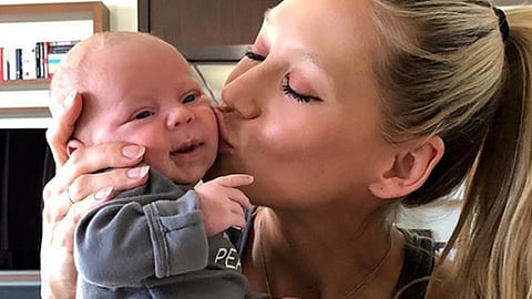 En la imagen se muestra con una pancita de aparentemente 37 semanas de embarazo (Foto: Instagram)