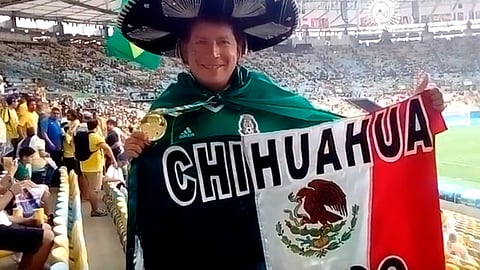 Conoce al aficionado mexicano que ha ido a más mundiales