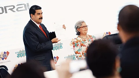 Maduro denunció a Washington de buscar desacreditar las elecciones presidenciales (Foto: @NicolasMaduro)