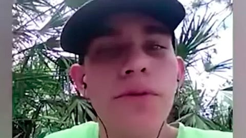 La Oficina del Fiscal de Florida publicó tres videos grabados por Cruz en su teléfono celular, en ellos planea lo sucedido (Foto: captura)