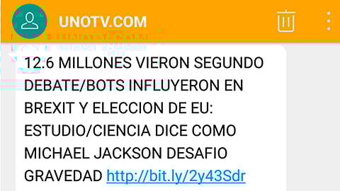 Muchas personas han mostrado su inconformidad con este servicio que no han pedido (Foto: especial)