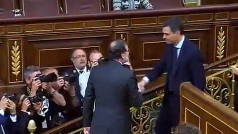 Pedro Sánchez se ha convertido en el séptimo presidente del Gobierno de la democracia (Foto: captura)