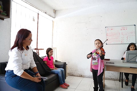 Andrea Villanueva refrendó que su principal motivación es hacer ver a la importancia de cuidar y proteger a nuestros niños y jóvenes, pues de ellos dependerá el futuro de nuestra sociedad (Foto: Cortesía)