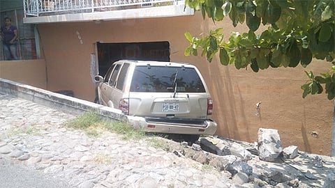 Por fortuna nadie resultó herido, aunque la dueña de la vivienda sufrió una crisis nerviosa (Foto: RED 113)