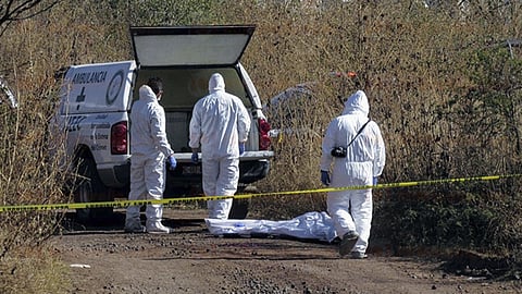 La víctima en vida respondía al nombre de Braulio C., de 24 años, y a un costado de él siete casquillos percutidos, presentaba múltiples heridas en la espalda y la cabeza (Foto: RED 113)