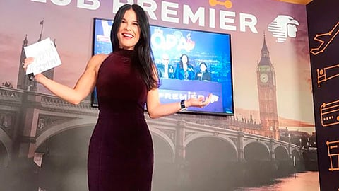 La comunicadora fue aplaudida por los seguidores del programa (Foto: @marthadebayle)