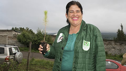La candidata recibió todo tipo de muestras de cariño y promesas de que votarán por ella (Foto: Cortesía)