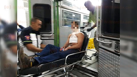 Como pudo, la familia escapó del lugar, pero el padre, la mamá y la hija resultaron heridos (Foto: RED 113)
