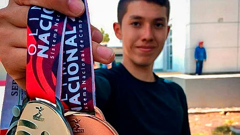 Comenzó en el atletismo a los 12 años (Foto: FB/Jorge Cortés)