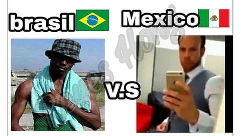 México fue eliminado por Brasil (Imagen: Twitter)