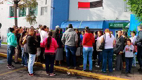 Vecinos de las colonias Primo Tapia, Aquiles Serdán, 20 de Noviembre entre otras están presentes (Foto: ACG)