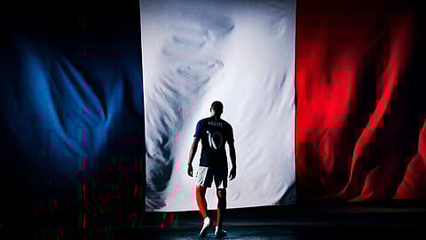 Mbappé celebró en Twitter de una manera muy modesta (Foto: @KMbappe)