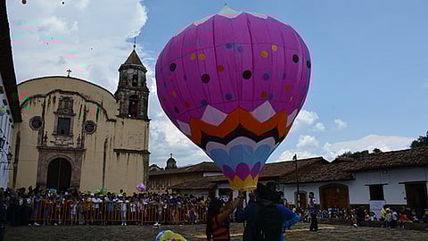 Se prevé que la derrama económica generada por el festival de globos de Cantoya sea mayor a los 60 millones de pesos (Foto: Archivo)