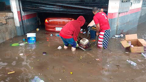 El agua alcanzó un nivel de entre 50 y 70 centímetros (Foto: RED 113)