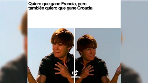 Francia se impuso sobre Croacia con un estrepitoso 4-2, lo que los usuarios aprovecharon para crear divertidos memes (Foto: Internet)