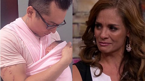 Alma Cero mostró sus sentimientos ante el nacimiento de la segunda hija del cantante (Foto: Especial)