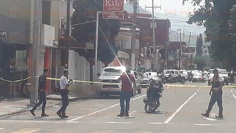 Los hechos, en Uruapan (Foto: RED 113)