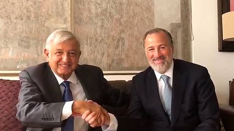 Meade refrendó su reconocimiento por el éxito de Obrador (Foto: captura de video)