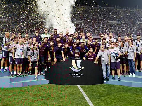 Barcelona se alza con la Supercopa de España