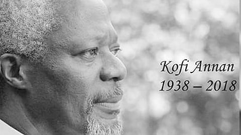 Descanse en paz. (Foto: @KofiAnnan)